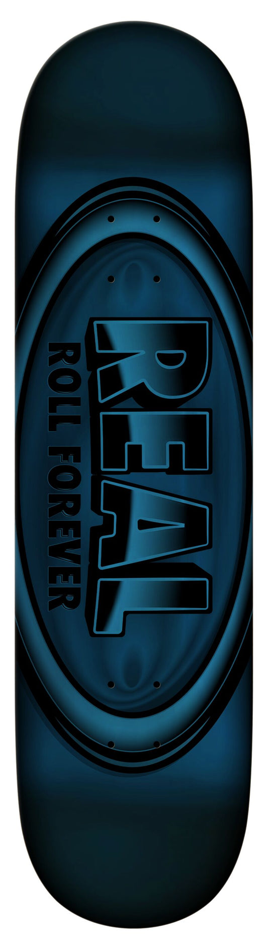 Real DBX Oval Blue Foil 8.50" Skateboard Deck