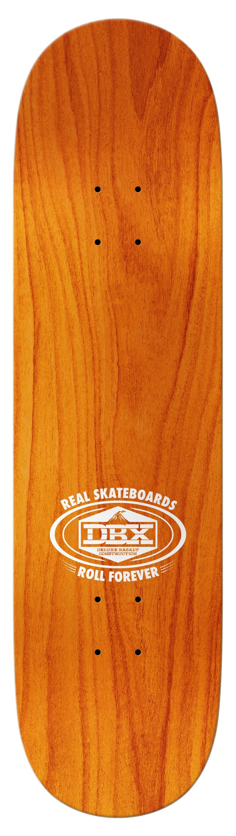 Real DBX Oval Blue Foil 8.50" Skateboard Deck