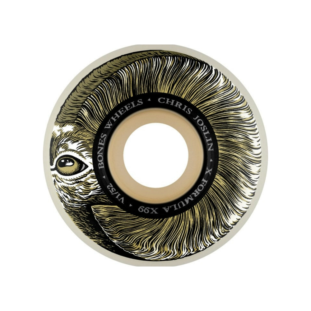 BONES WHEELS X-Formula Joslin Rampage V1 Standard 99A Skateboard Wheels
