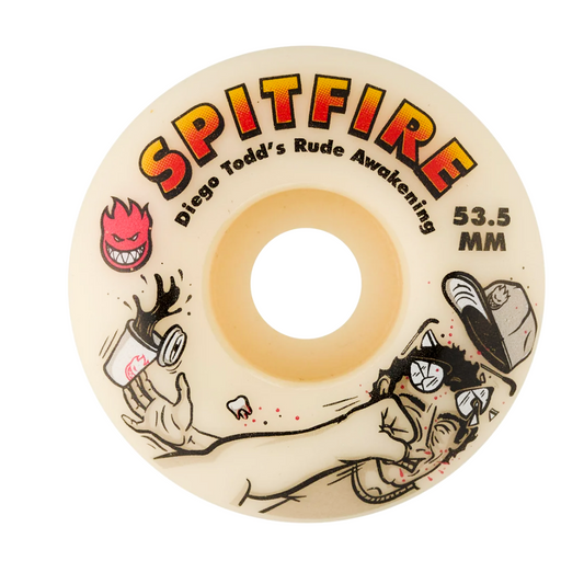 Spitfire Formula Four Diego Todd Rude Awakening Classic 99a Skateboard Wheel