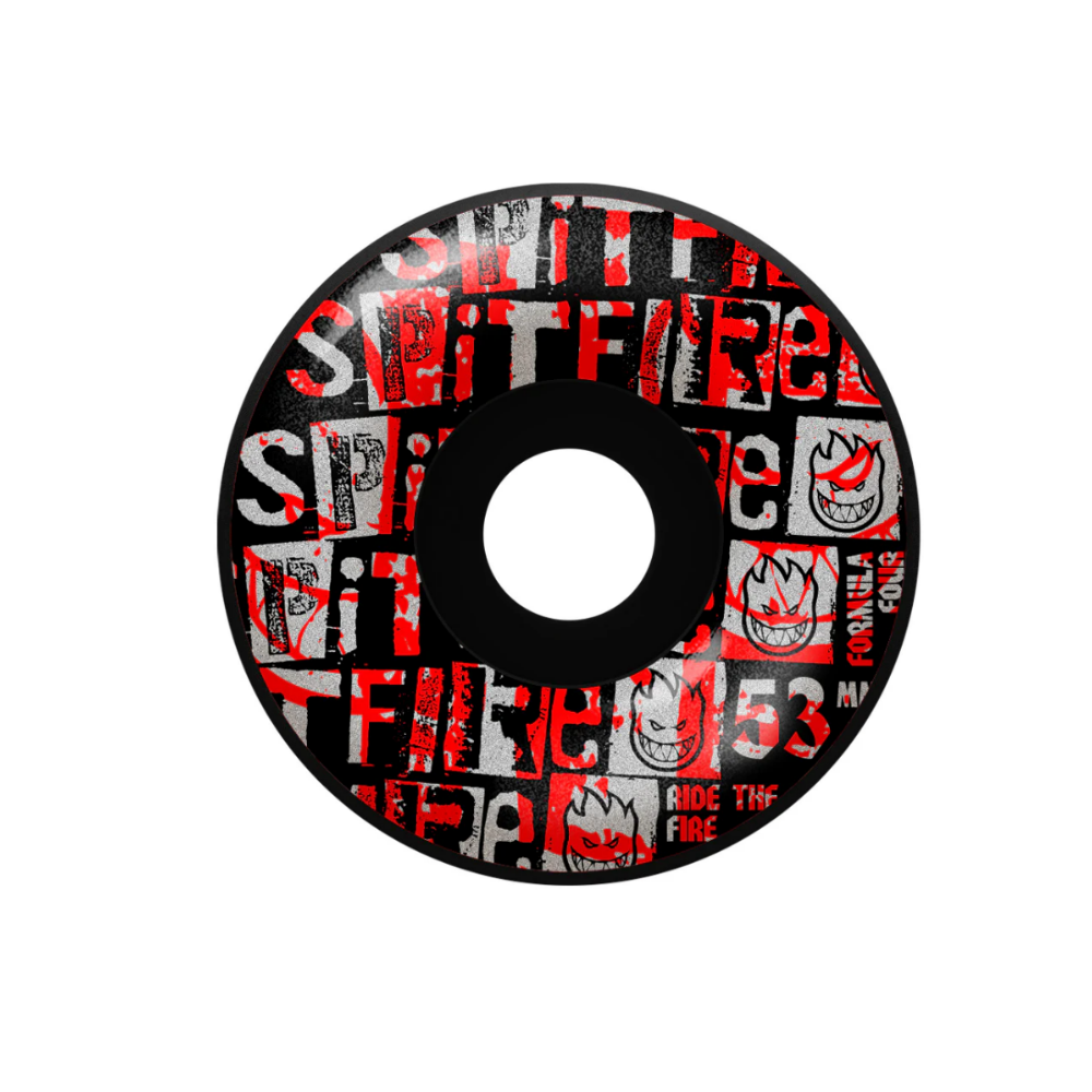 Spitfire Formula Four Ransom Radial 99a Skateboard Wheel (Black)