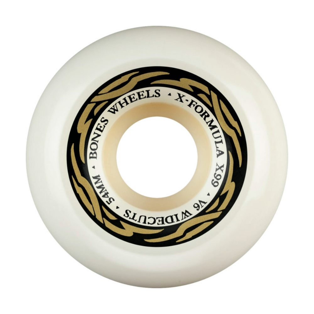 BONES WHEELS X-Formula XF V6 Widecut 99a Skateboard Wheels