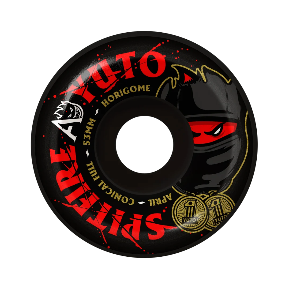 Spitfire Formula Four x April Conical Full 53mm 99a Skateboard Wheel (Yuto)