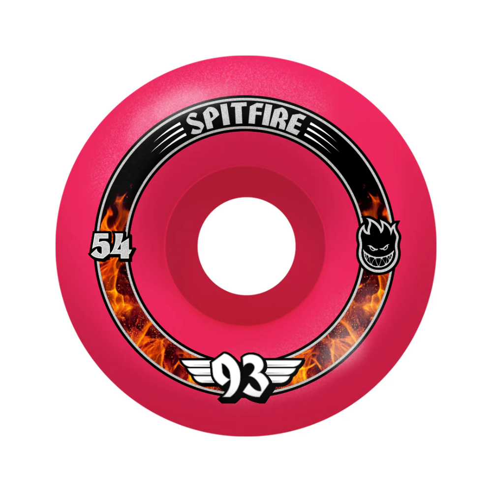 Spitfire Formula Four Soft Sliders Radial 93a Skateboard Wheels (Pink)