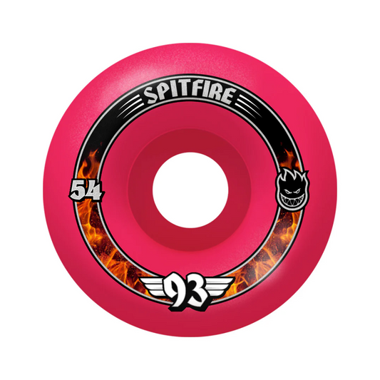 Spitfire Formula Four Soft Sliders Radial 93a Skateboard Wheels (Pink)
