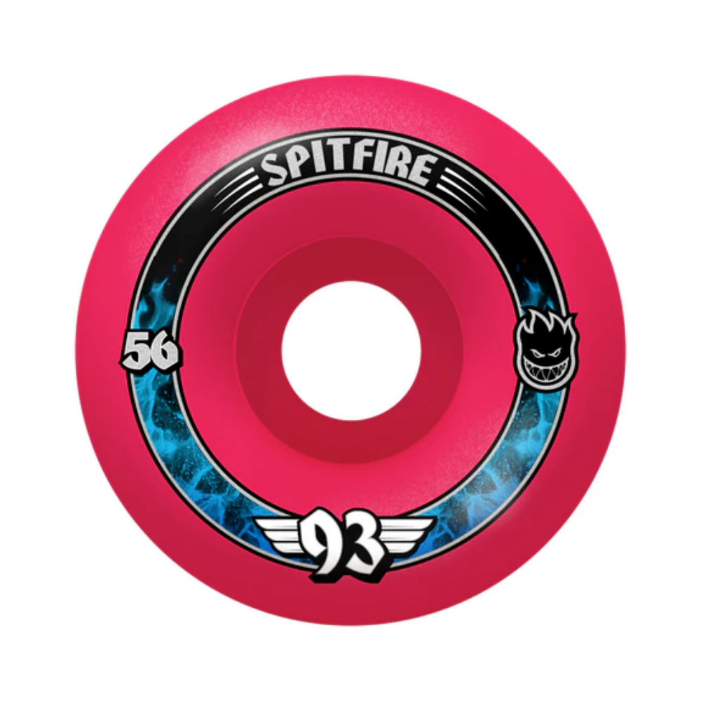 Spitfire Formula Four Soft Sliders Radial 93a Skateboard Wheels (Pink)