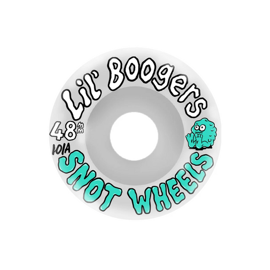 Snot Wheel Co. Lil' Boogers Conical 48mm 101a Skateboard Wheel (White)
