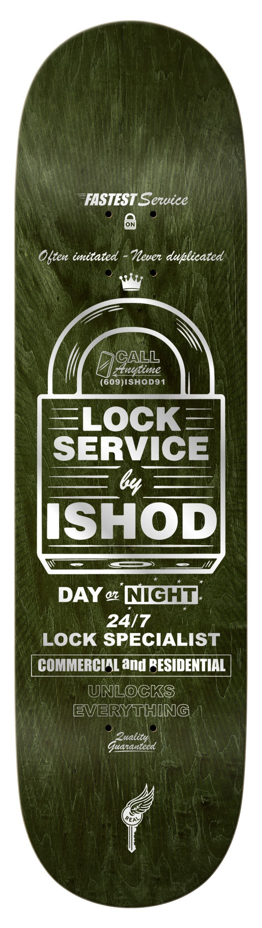 Ishod On Lock 8.38" Skateboard Deck