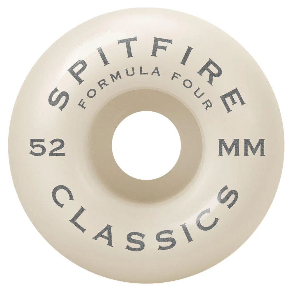 Spitfire Formula Four Classic 52mm 99a Skateboard Wheel (Green)