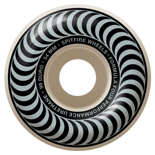 54mm Formula Four Classic Silver 99a Skateboard Wheel