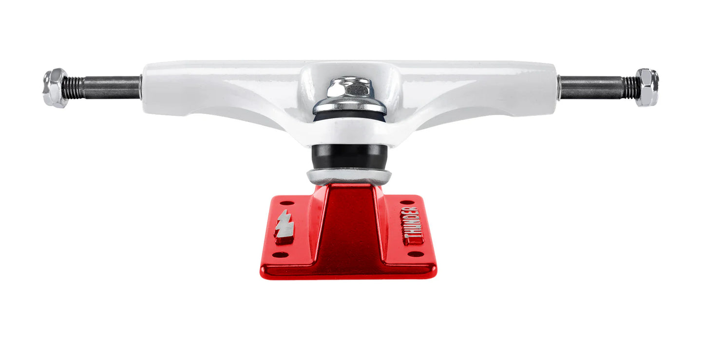Thunder Flash Hollow Lights Skateboard Trucks (White / Red)
