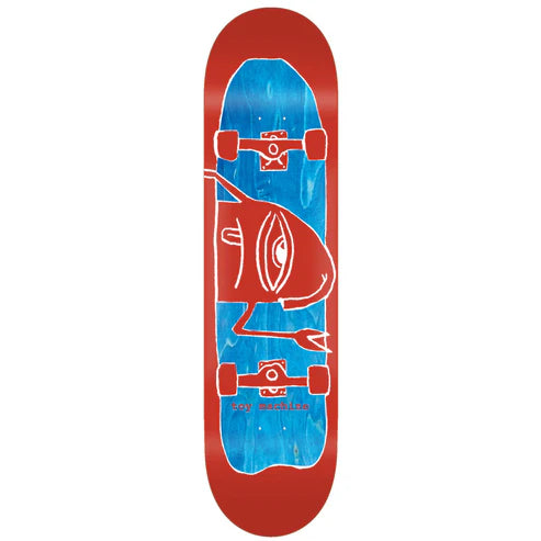 Toy Machine Hello Sect Red 7.75" Skateboard Deck