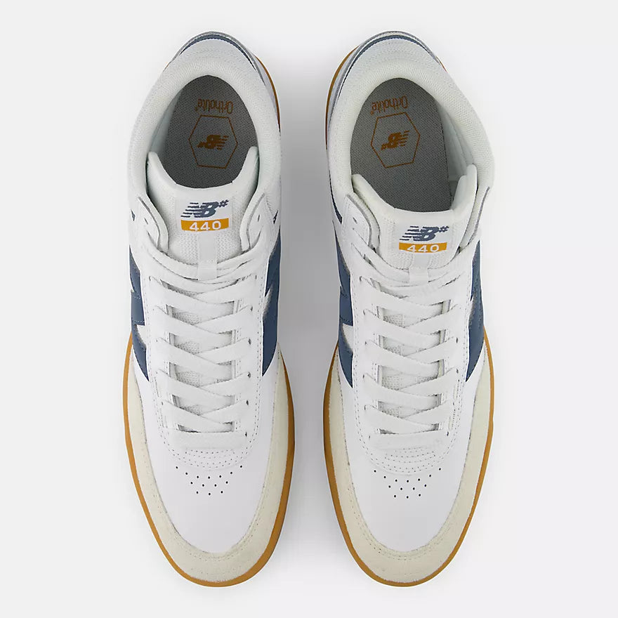 New Balance NB Numeric NM440 High V2 Wide (White/ Shadow Blue)